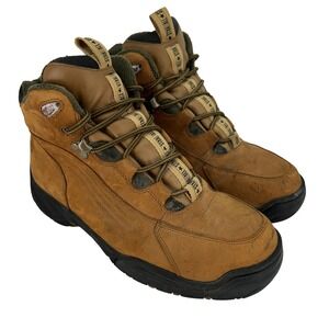 Converse All Star Boots Mens‎ Size 9M C4280 Brown Leather Hiking Work Shoes